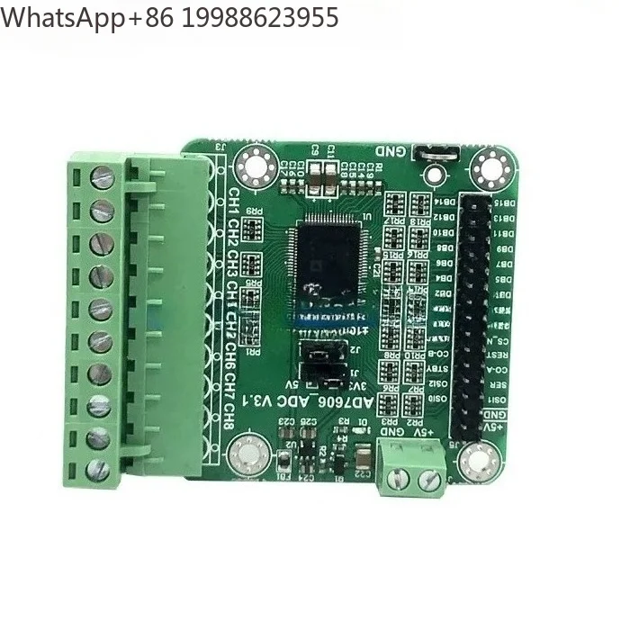 AD7606 Data Acquisition Module 16 Bit ADC Multi-channel 8-channel Synchronous Sampling Frequency 200K Single Bipolar Input
