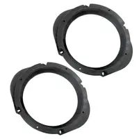 Adaptador convertidor de soportes espaciadores de instalación de altavoz negro, 2 uds., apto para Mazda 3 5 6 8