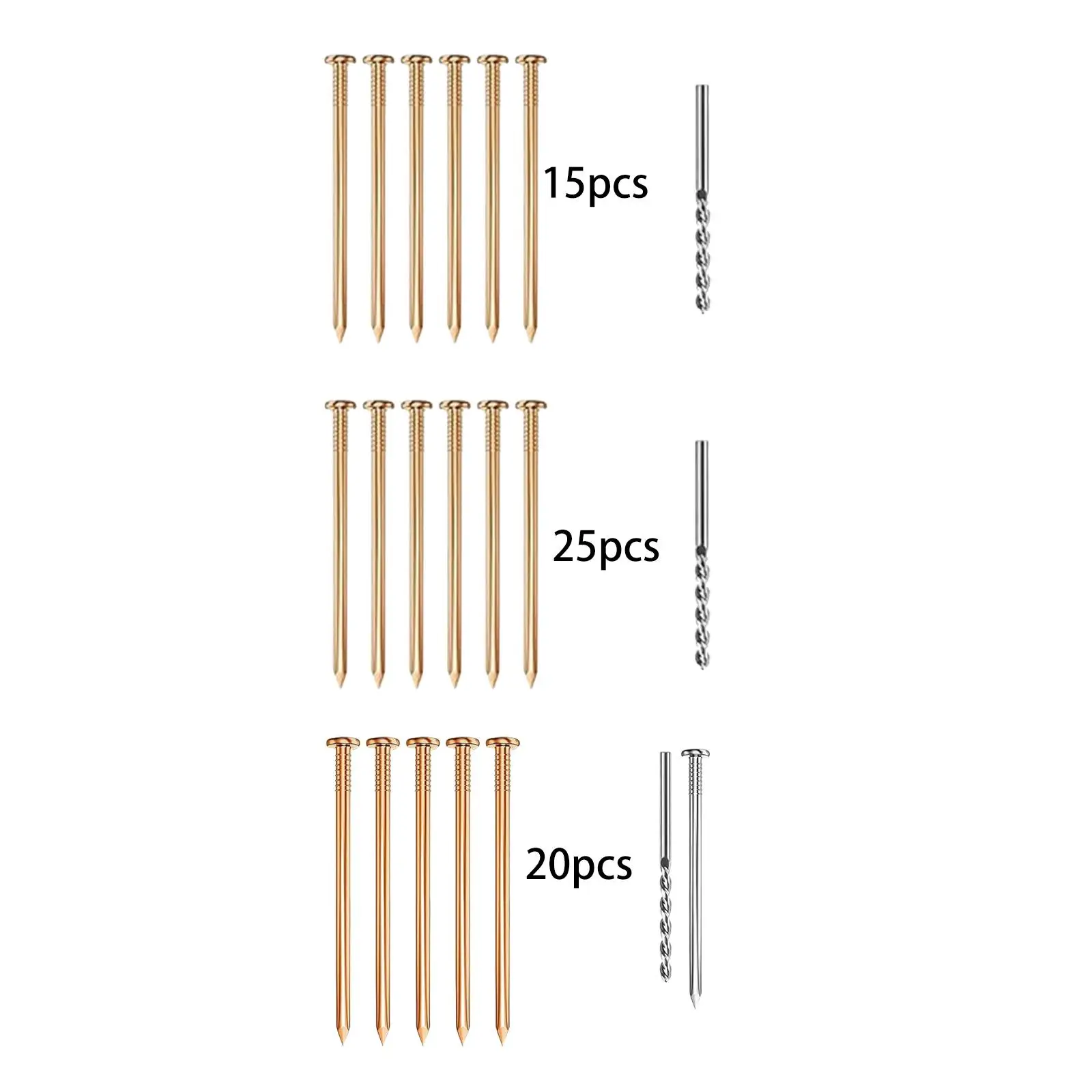 Solid Copper Nails Slating Spikes Large Head Sturdy Professional Hardware Tree Stump Killer Nails for Slating Roofing