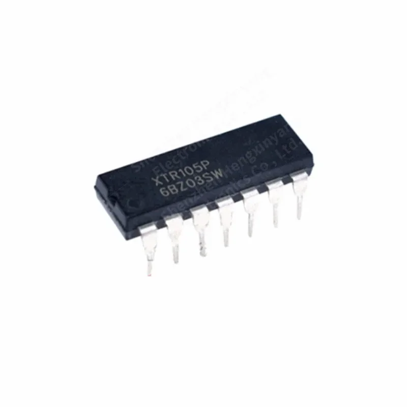 5PCS XTR105P interface current transmitter chips are directly inserted into DIP-14