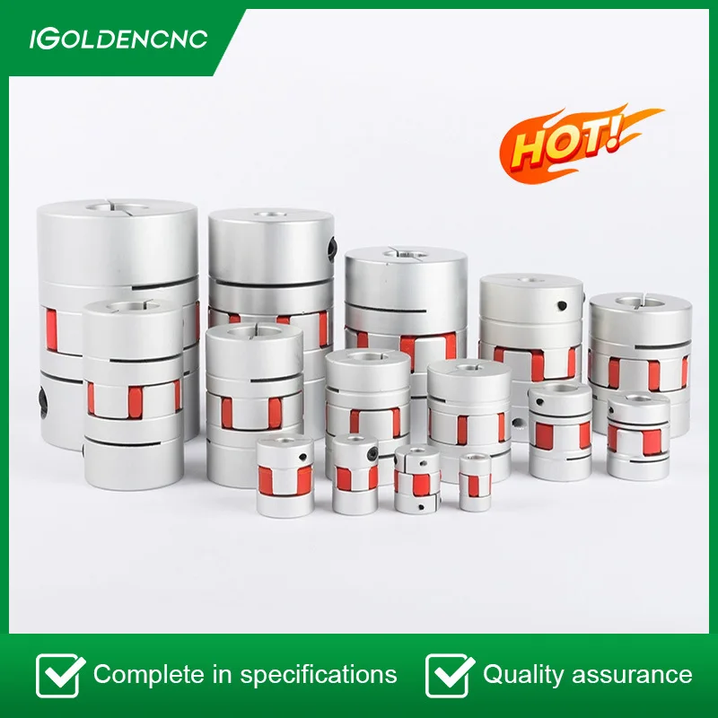 Wellenkupplung aus Aluminiumlegierung, Bohrung, Drahtklemme, Pflaumenkupplung, Kupplung mit hohem Drehmoment, Encoder, Aluminiumkupplung, Sternkupplung