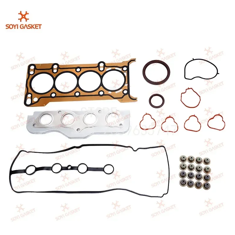 Engine Overhaul Kit for M2 1.3 8LB3-10-271B Repair Kit with Cylinder Head Cover and Crankshaft Oil Seal