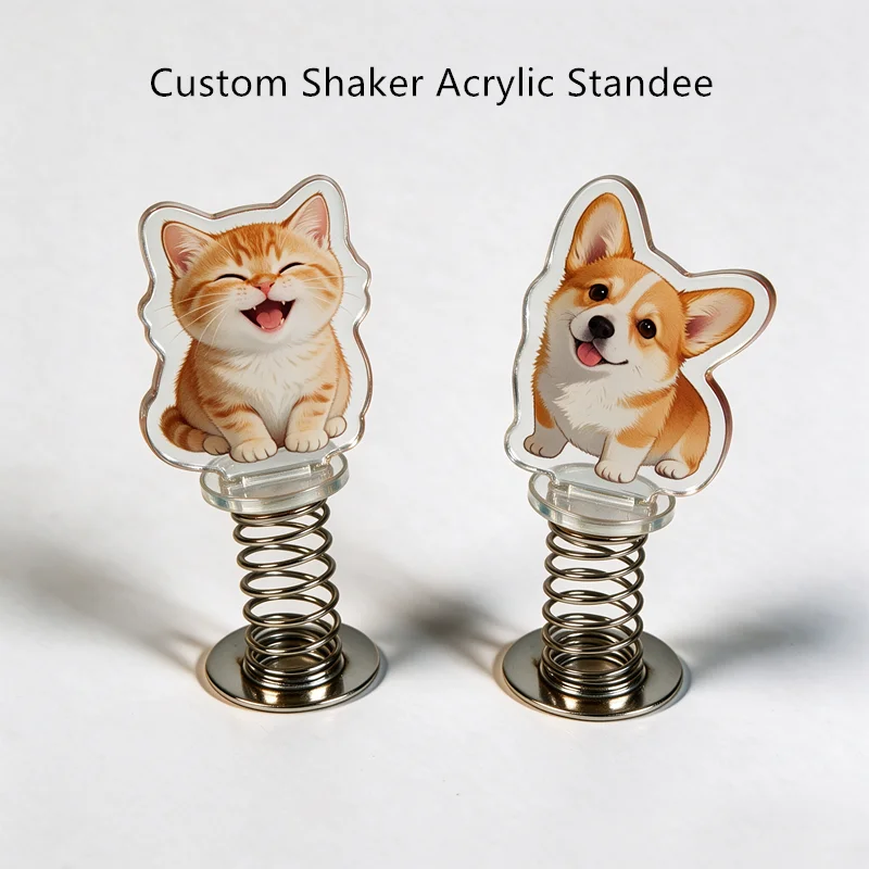 Desk Setup Cute - Standee Akrilik Lucu Custom, Dapat Dikustomisasi,