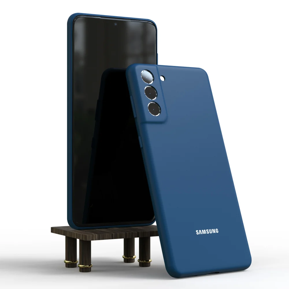 New For Samsung Galaxy S21FE Liquid Silicone Case S 21 23 24 FE 5G Cover Funda Coque Soft TPU Phone Bumper For S21 S22 S23 S24 ﻿