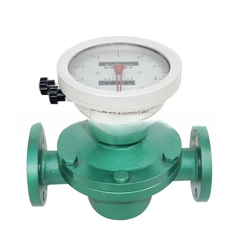 

Volumetric Flowmeter Mechanical Return Zero Meter Diesel Edible Oil Liquid Elliptical Gear Flowmeter