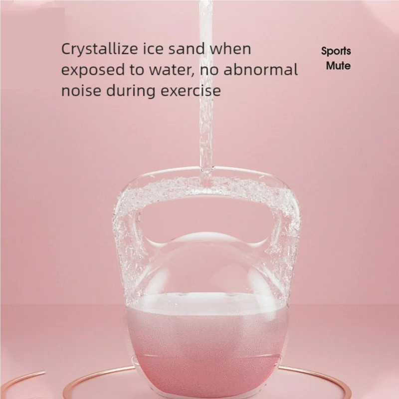 Гантели, ручка гири, полиэтиленовая инъекция, фитнес, бытовая, весовая, йога, ягодицы, тренировка, бедра, приседание, спортивные гири