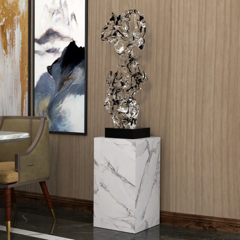 Modern light luxury transparent sculpture floor-to-ceiling ornaments Hotel clubhouse Sales office Model room