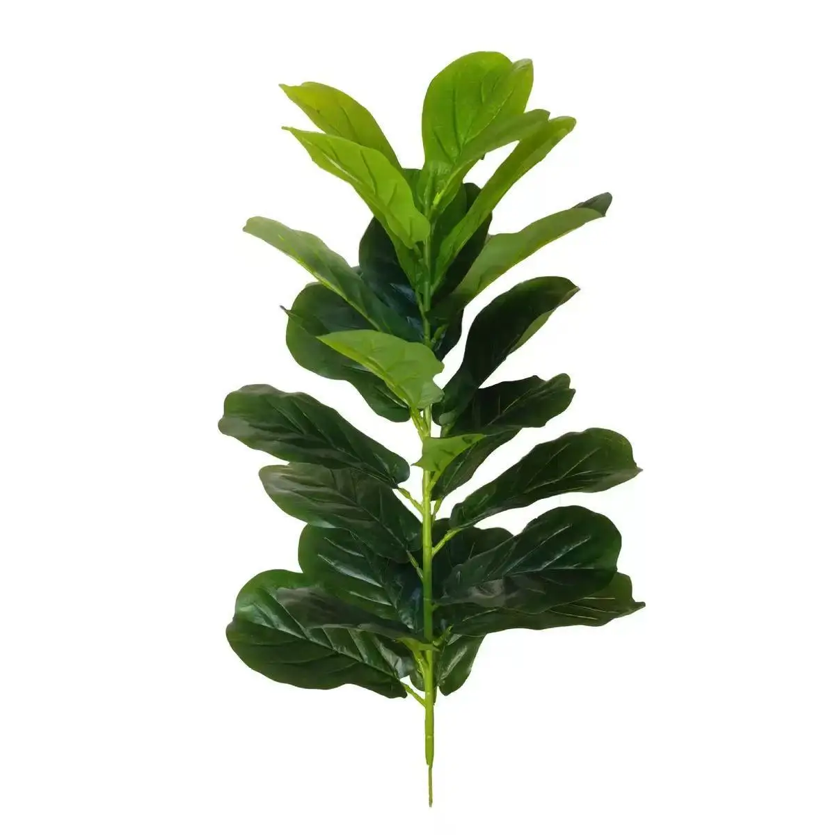 100CM 23 Blätter Großer Künstlicher Ficus-Baum Tropische Kunstpflanzen Grüne Plastik-Palmblätter Zweig für Haus- und Gartendekoration 2026 NEU – Detail 7