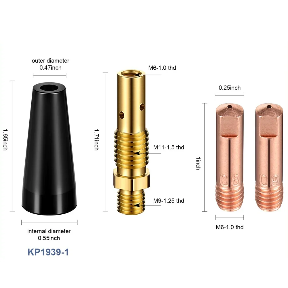 For Home Welding Projects Flux Core Nozzle Airless Nozzle Set Easy To Carry Exquisite Workmanship Heat Resistance