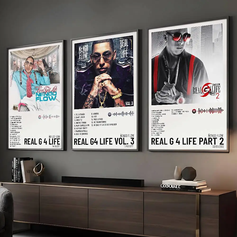 Rapper Nengo Flow Poster HD Art Sticky Wall Waterproof Home Living Room Bar Decoration