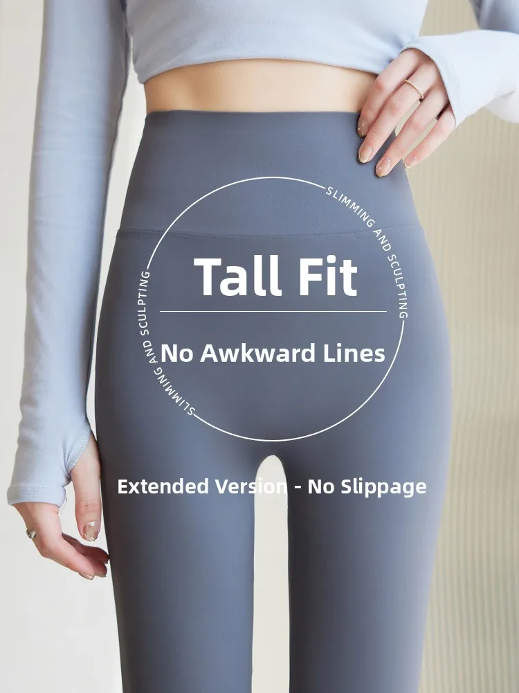 

Весна-лето, новинка 2025, брюки для йоги с высокой талией, женские облегающие брюки с принтом ковчег, брюки для фитнеса, девять очков, Sl...