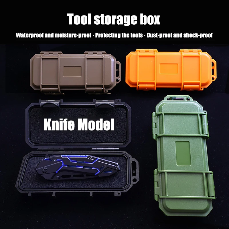 Edc Tool Sealed Box - Outdoor, Rugged Dust-Proof, Pressure-Resistant, Waterproof Box, Explosion-Proof Knife Storage Box