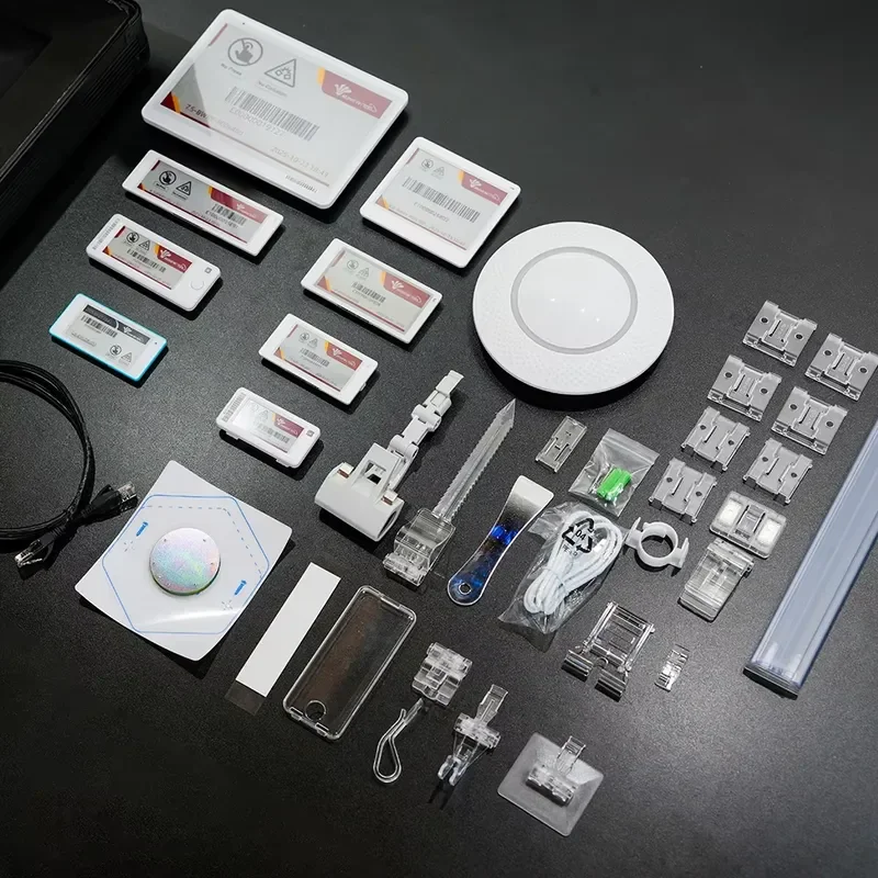 Wireless ESL Demo Kit Eink Electronic Shelf Label BLE 5.0 Digital Price Tag Safe Software API Integration Shop ERP POS WMS
