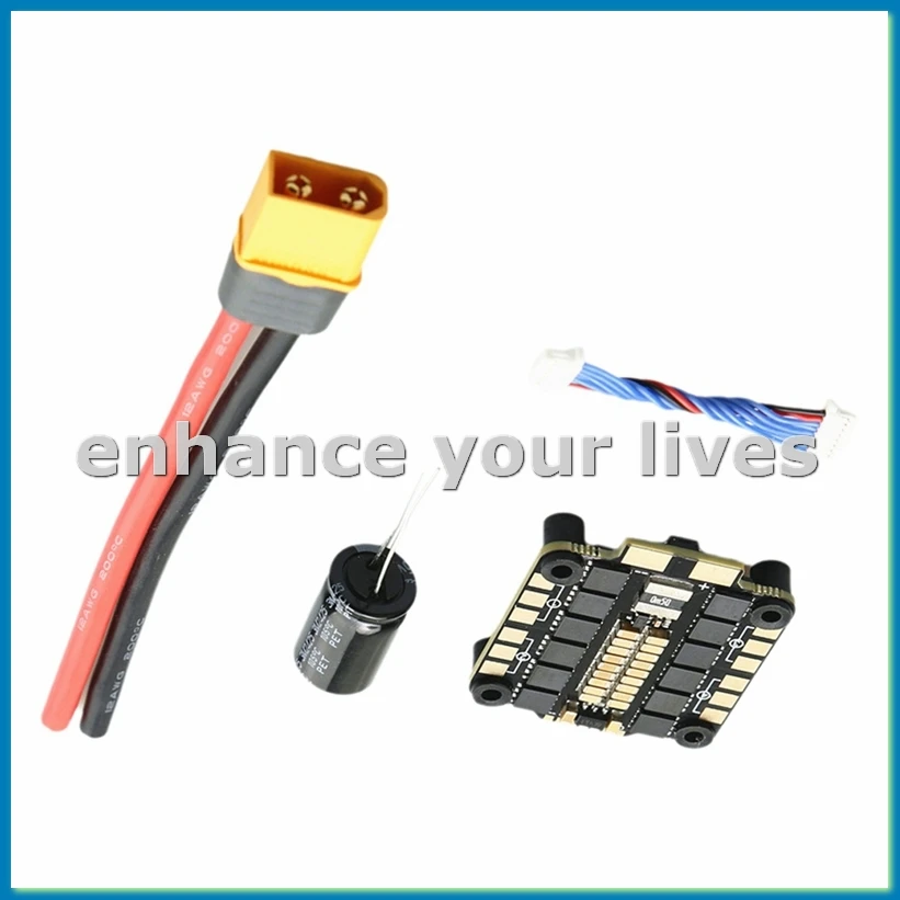 

BLS-60A 4в1 ESC HV 3-6S FPV Бесщеточный ESC 30,5x30,5 мм BLHELI-S для RC FPV 7-10 дюймов Запчасти для дронов для фристайла-A23U