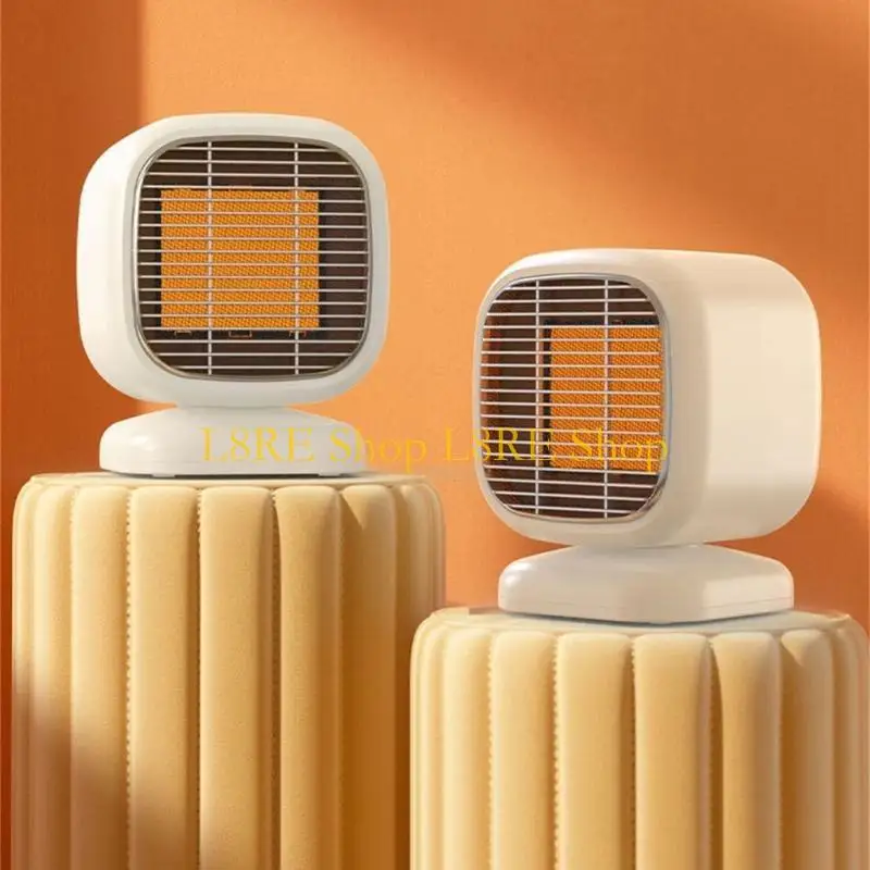 L8RE Desk Warmer Quiet Operation Small Heater ABS Texture for Office and Home Use