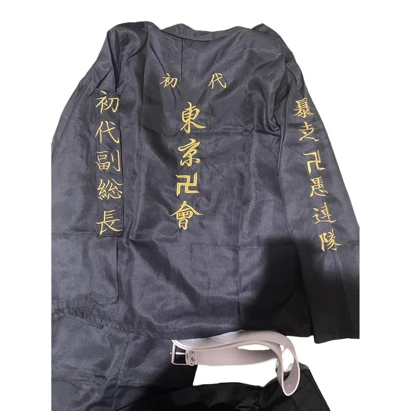 L2025l جديد أنيمي طوكيو المنتقمون تأثيري حلي ميكي مانجيرو سانو كين التطريز سترة معطف طوكيو مانجي عصابة تأثيري موحدة