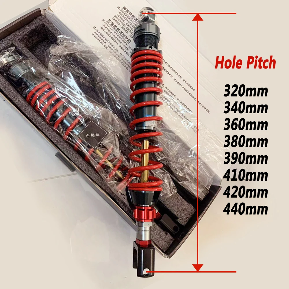 For SYM Cruisym 400 Cruisym400 Bold Shaft Core Real Shock Soft and Hard Adjustable Damping Long Stroke 110mm Rear Suspension