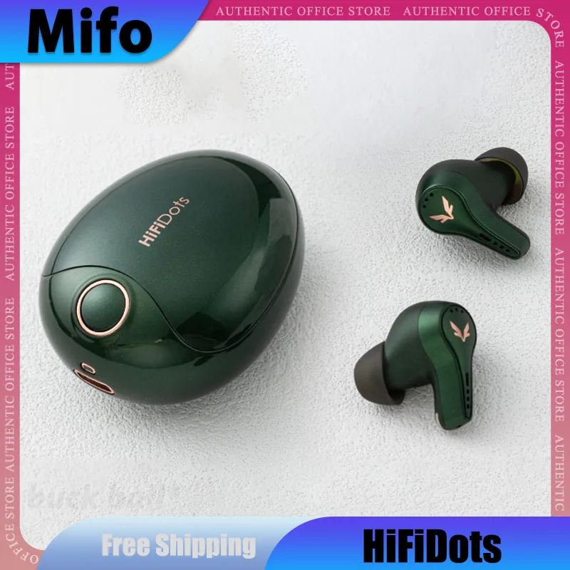 Mifo HiFiDots Bluetooth Wireless Earphone TWS In-Ears IPX7 Waterproof Earbuds Playtime 6H Sterile Ear Cap Gamer Earphone Gifts