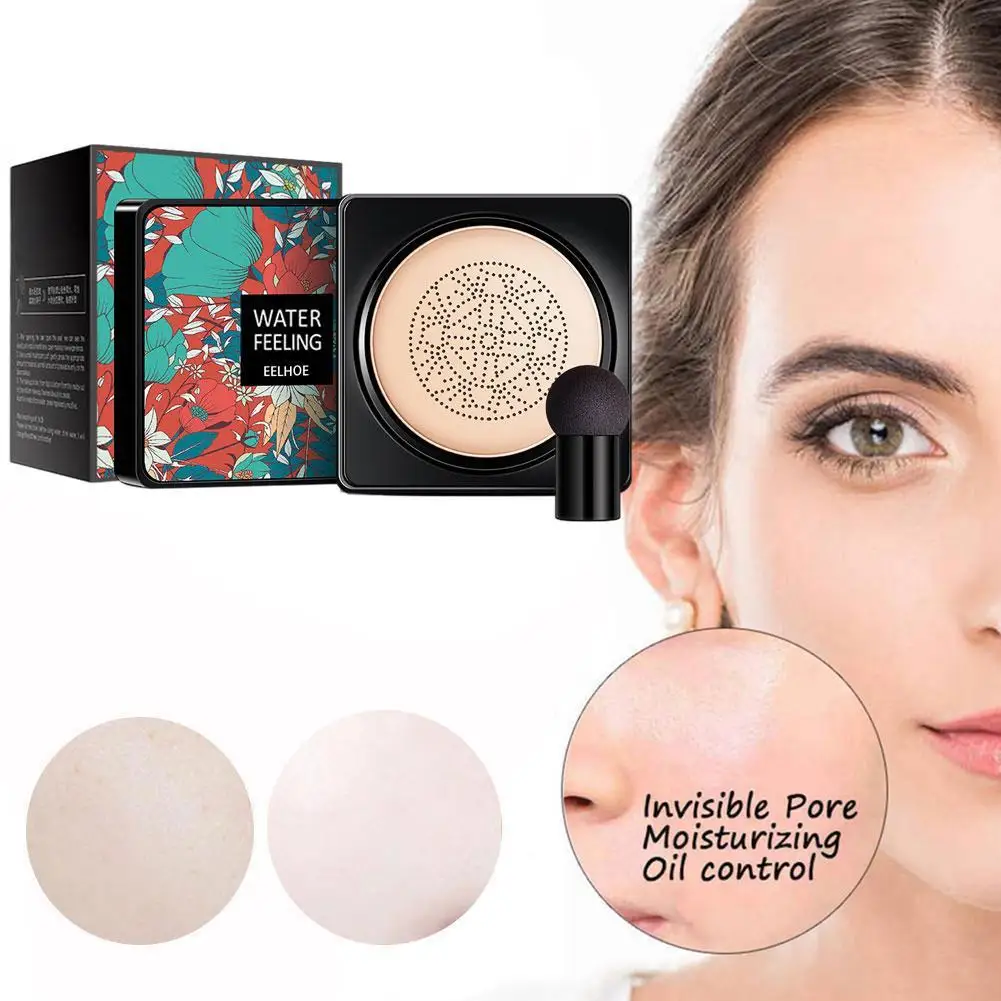 Paddestoelkussen Lichtgewicht Concealer Beauty Cream Foundation Langdurige, Niet Gemakkelijk Om Make-Up Cc Crème Gezichtsmake-Up Te Verliezen