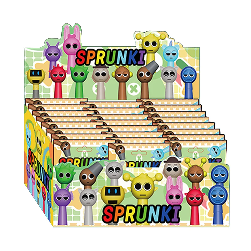 Sprunki Figurine Blind Box Model Sprunky Figuras 7cm PVC Sprunki Game Action & Toy Figures Set