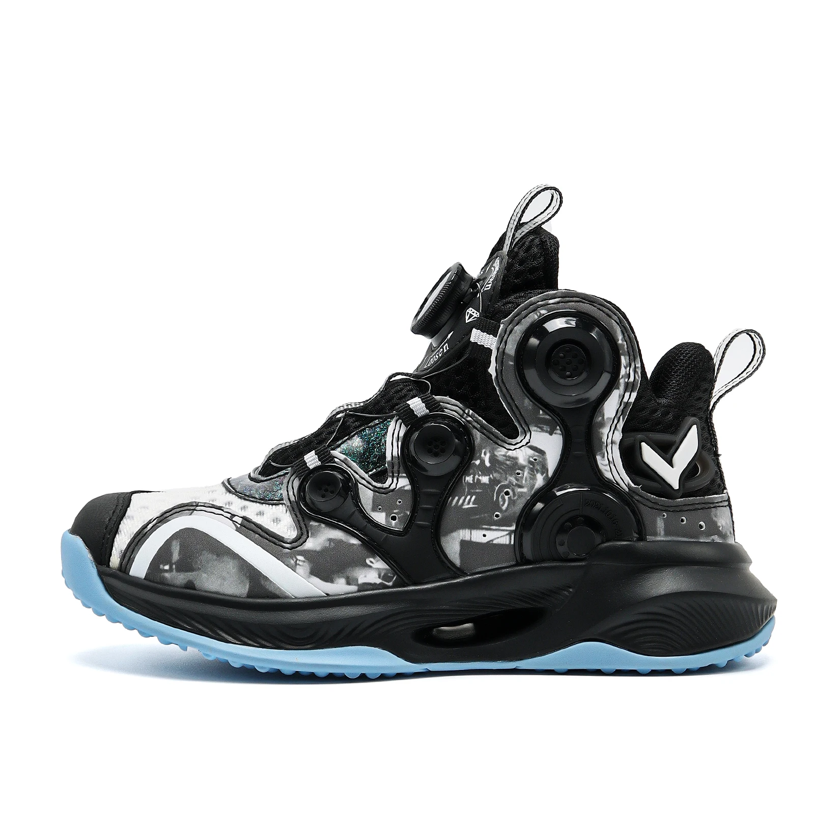 Kids Basketball Shoes Boys Air Cushion Sneakers Non-Slip Comfortable Outdoor Sports Shoes