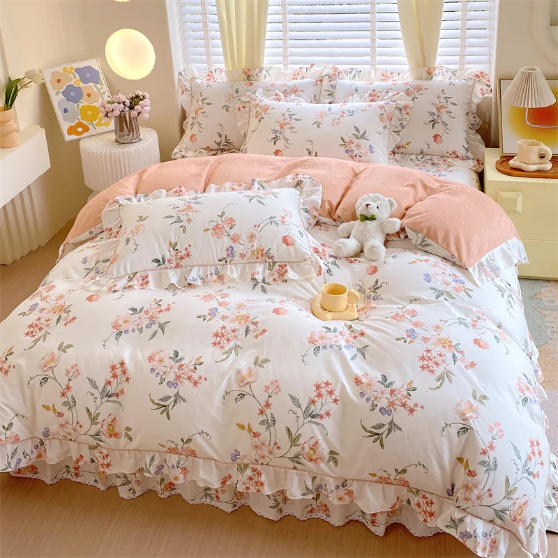 Bonenjoy Pure Cotton Duvet Cover Skin-friendly Quilt Cover Adults Kids Bed Linen Home Comforter Cover 이불커버 (No Pillowcase)