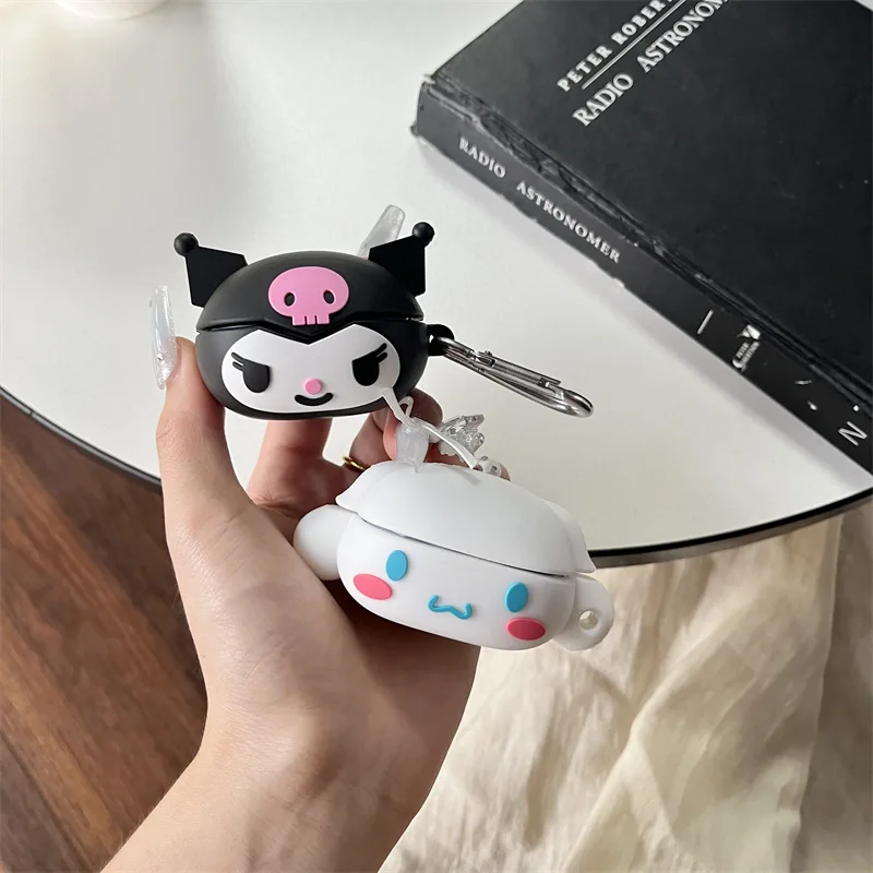 Sanrio For Samsung Galaxy FE Case,Kuromi Cinnamoroll Earphone Silicone Cover For Samsung Galaxy Buds Live/Pro/2 Case