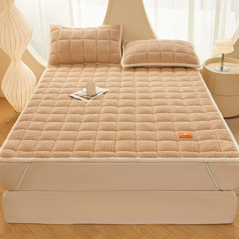 

2024 new class A rose velvet bed mattress thickened student dormitory mattress tatami warm mattress