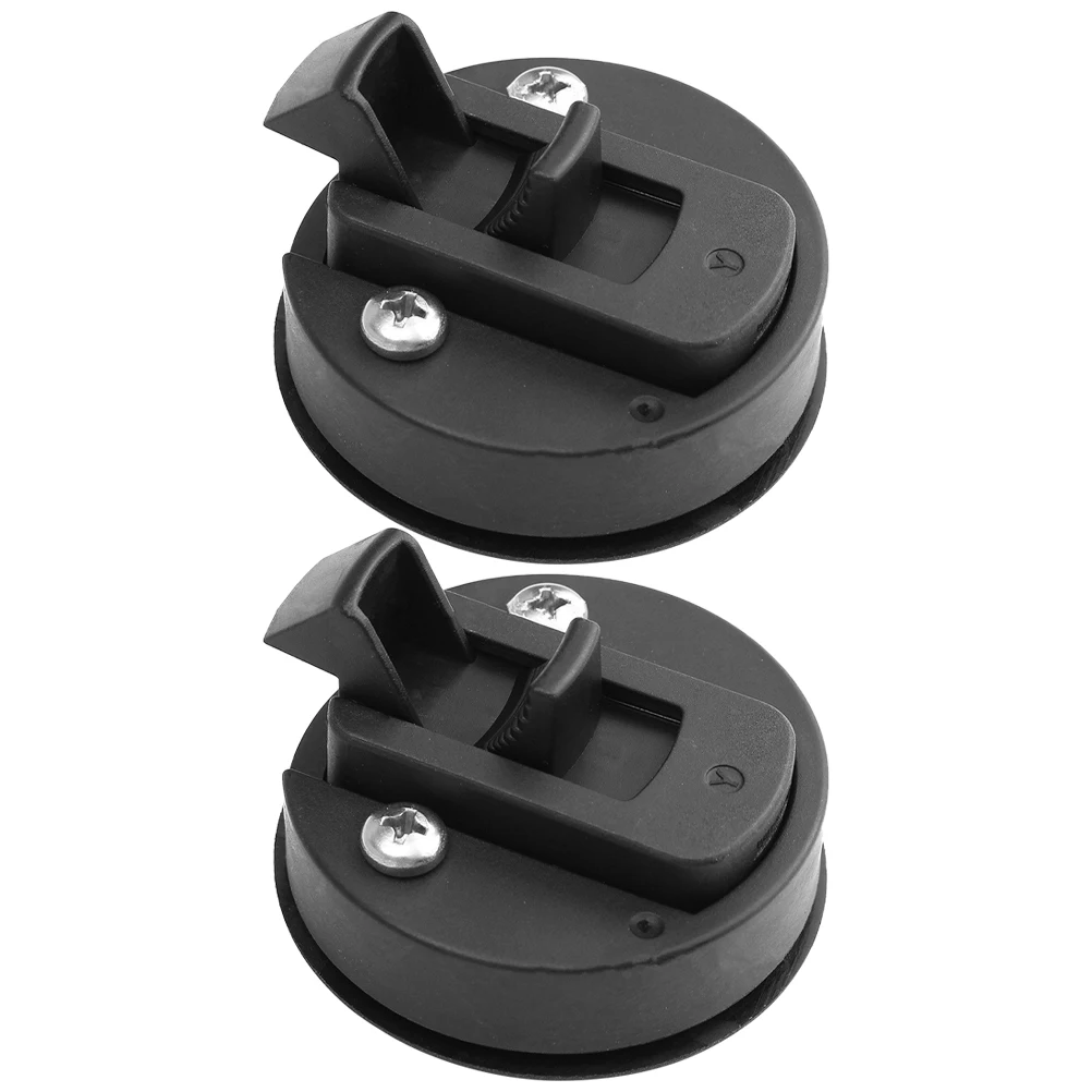 

2 Pcs Door Lock Gate Locks Heat-resistant Latches Wooden Child Safety Durable Sliding Motorhome Abs