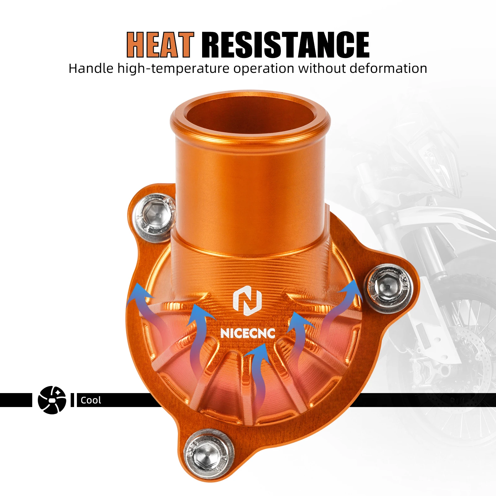 ل KTM 790 890 Adventure /R Duke/R 2018-2025 2024 ترموستات غطاء الإسكان ل Husqvarna Norden 901/إكسبيديشن 2022-2025