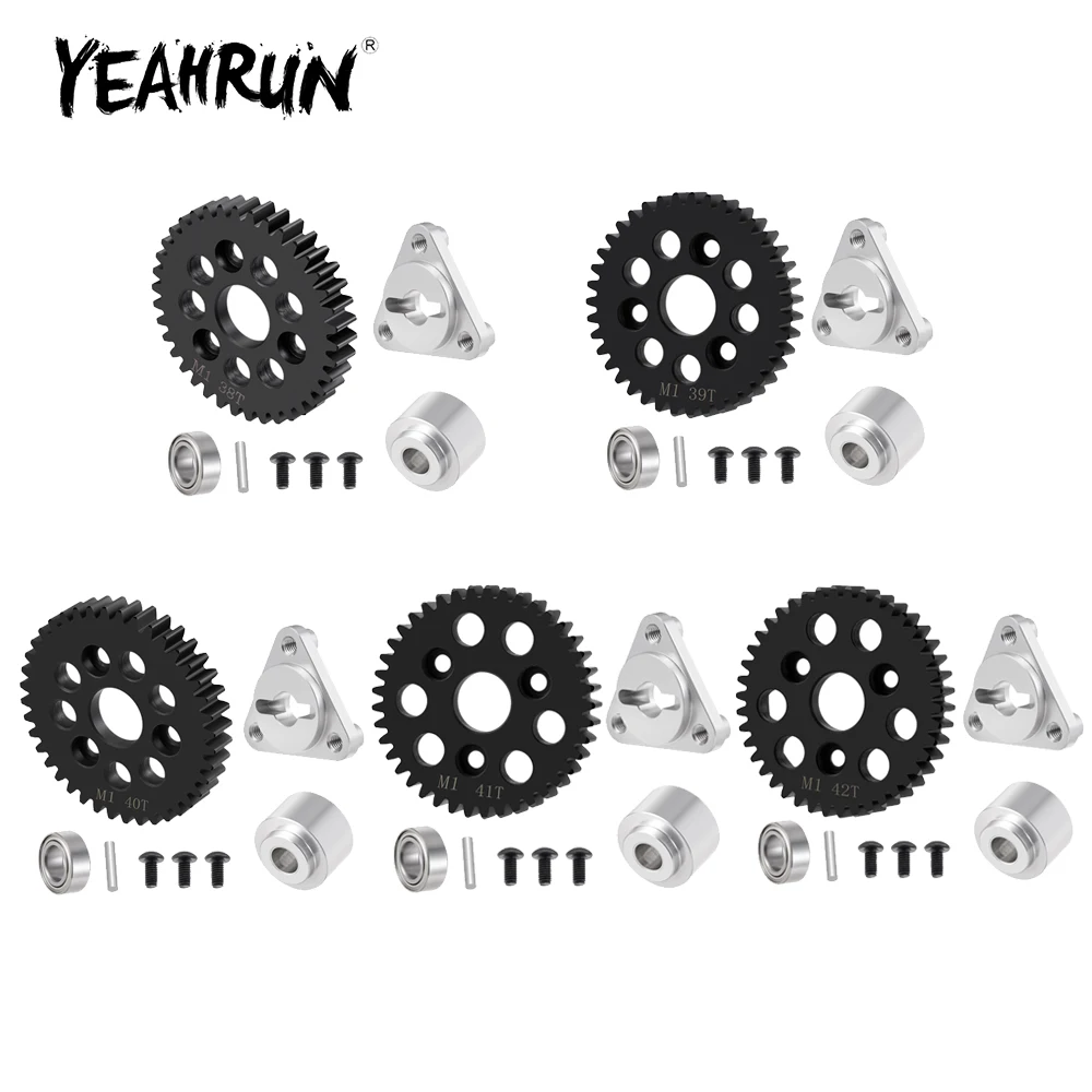 YEAHRUN 38T/39T/40T/41T/42T коробка передач M1 цилиндрическая шестерня, набор тапочек сцепления для HPI SAVAGE X 4,6 1/8, детали радиоуправляемого автомобиля