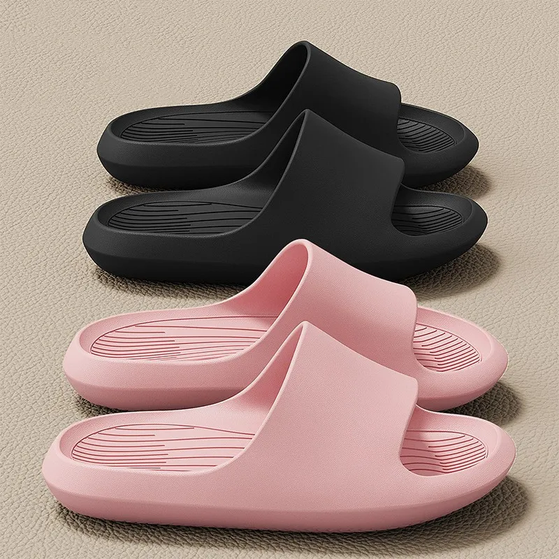 

New Women Summer Slippers Men EVA Light Thick Sole Slipper Home Slides Casual Flats Beach Sandals Non-Slip Couple Shower Shoes