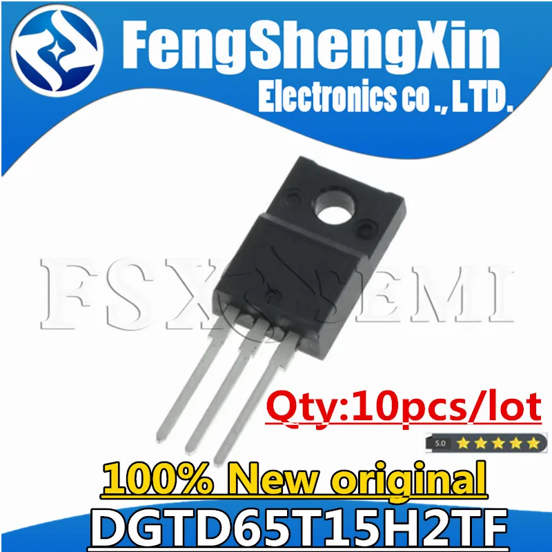 

10pcs 100% New DGTD65T15H2TF DGTD65T15H2 650V 30A/15A 48W IGBT TO-220F