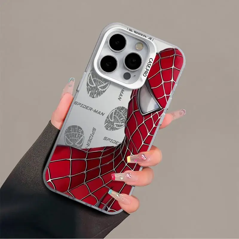 phone case for Apple iPhone 11 14 Pro Max 13 XR 12Pro XS 15 Plus Protective Sleeve TPU Cover fundas Marvel Spider-Man Cool Venom