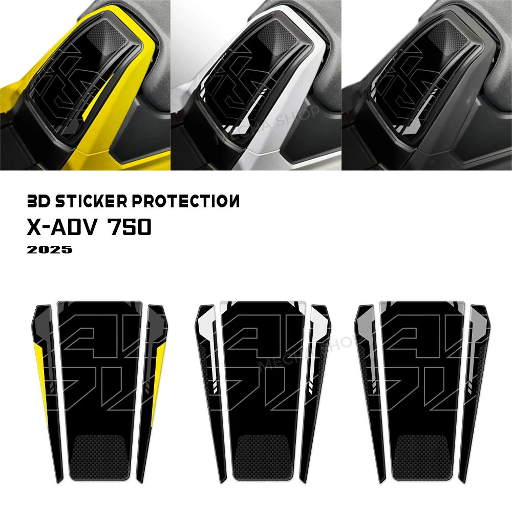 

Аксессуары XADV 750 2025, наборы наклеек на топливный бак мотоцикла, 3D гелевые наклейки из эпоксидной смолы для X-ADV 750 2021-2024