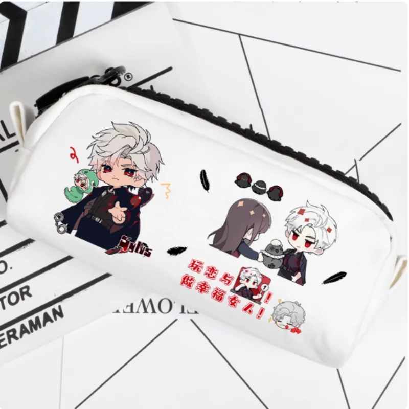 

Anime Sylus Love and Deepspace Pencil Case Oxford Canvas Storage Bag Pencil Box Pencilcase School Pen Bag 2678