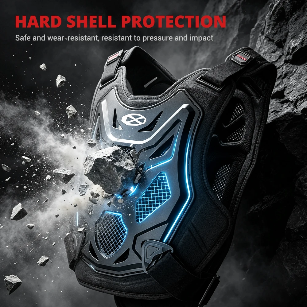 Men's Motorcycle Armor Vest Anti-Fall Motorbike Riding Jacket Armor Motocross Full Body Armor Pants Moto Protective Equipment