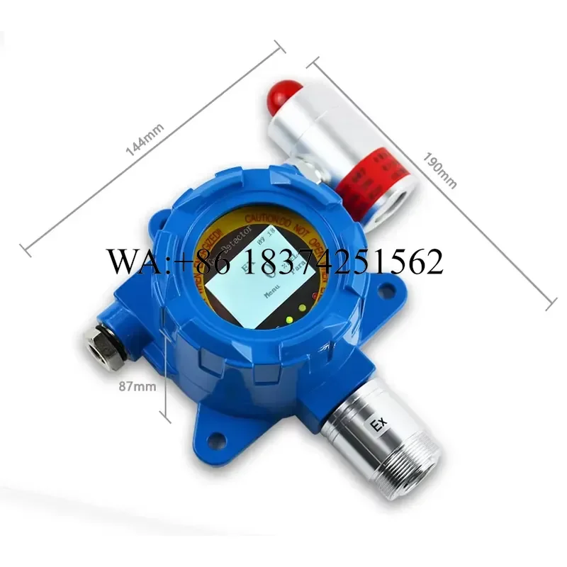 Wmwmnu ATEX CE Explosion Proof H2 Sensor LCD Display Hydrogen Fuel Cell Use Hydrogen Gas Detector