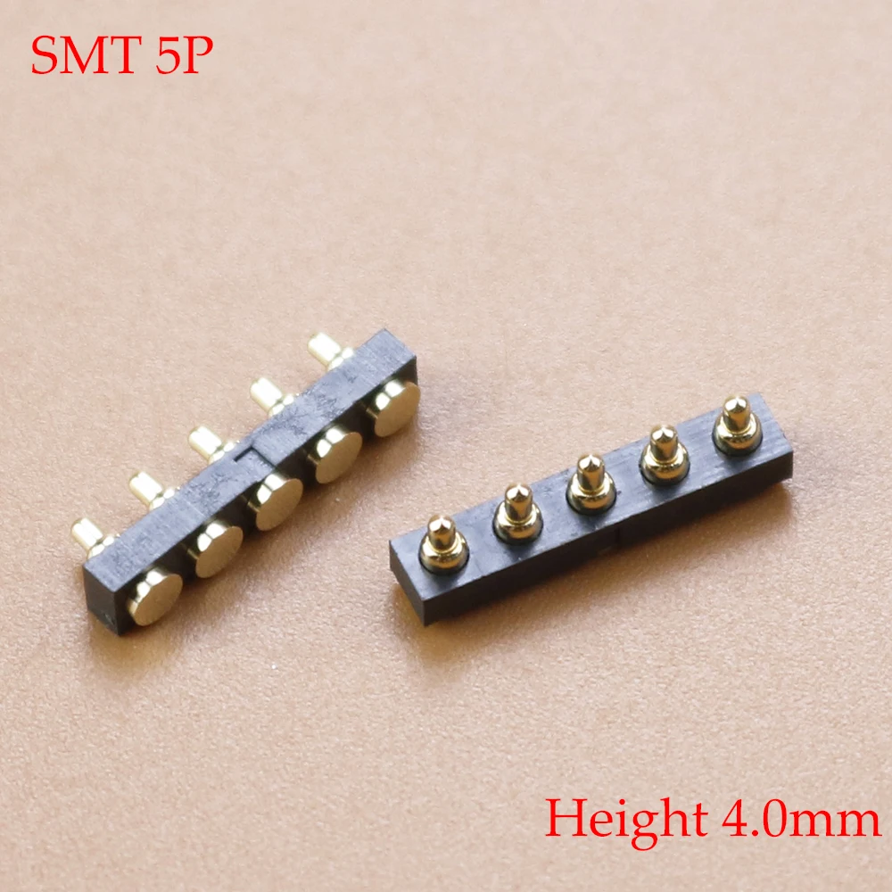 1 Piece SMT Pogo Pin Connector Pogopin Battery Spring Loaded Contact Test Probe Power Charge Header Pins 2.54 Grid