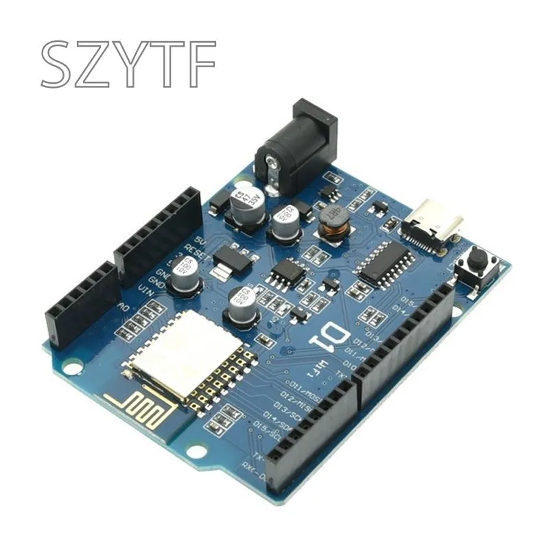 ESP-12E WiFi Development Board For WeMos D1 UNO R3 CH340 CH340G ESP8266 Shield Smart Electronic PCB For Arduino Compatible IDE