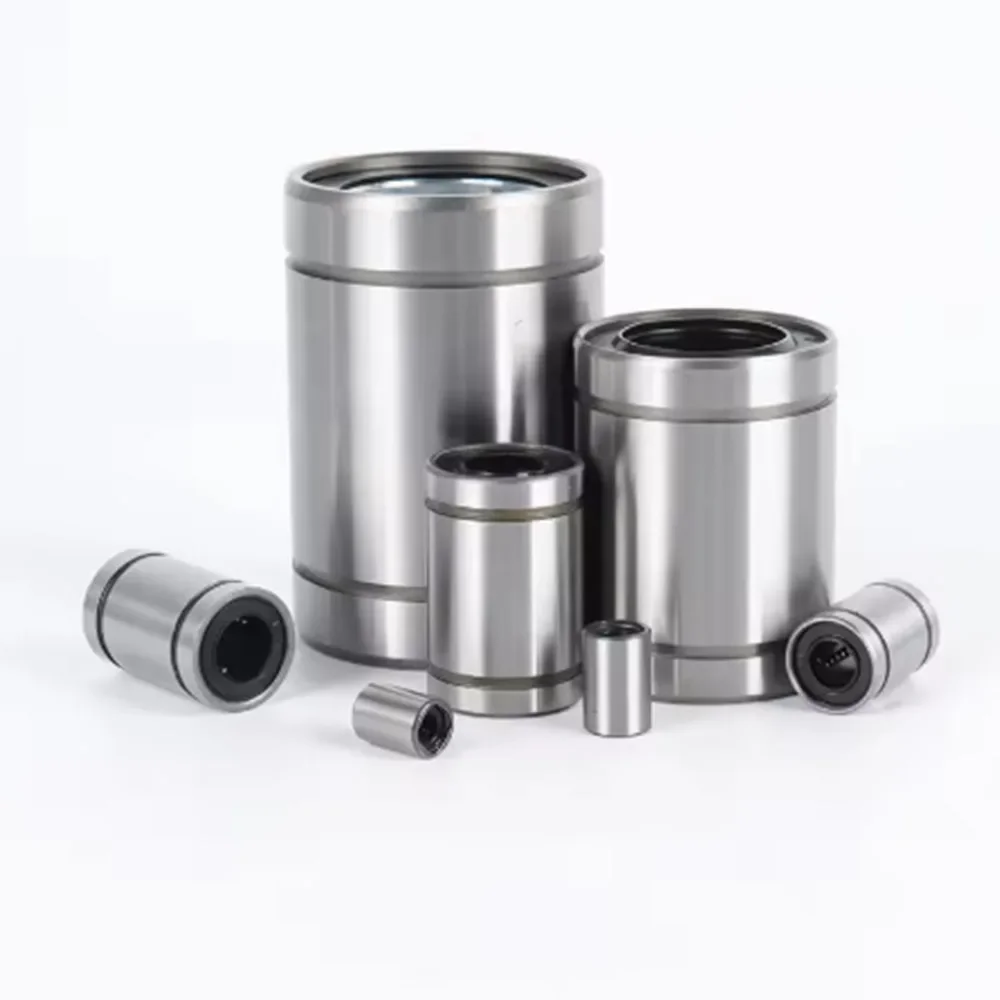 1Pcs High Precision Heat Repelling Linear Sliding Bearings For Machines Stainless Steel LM6UU(6x12x19)-LM40UU(40x60x80)