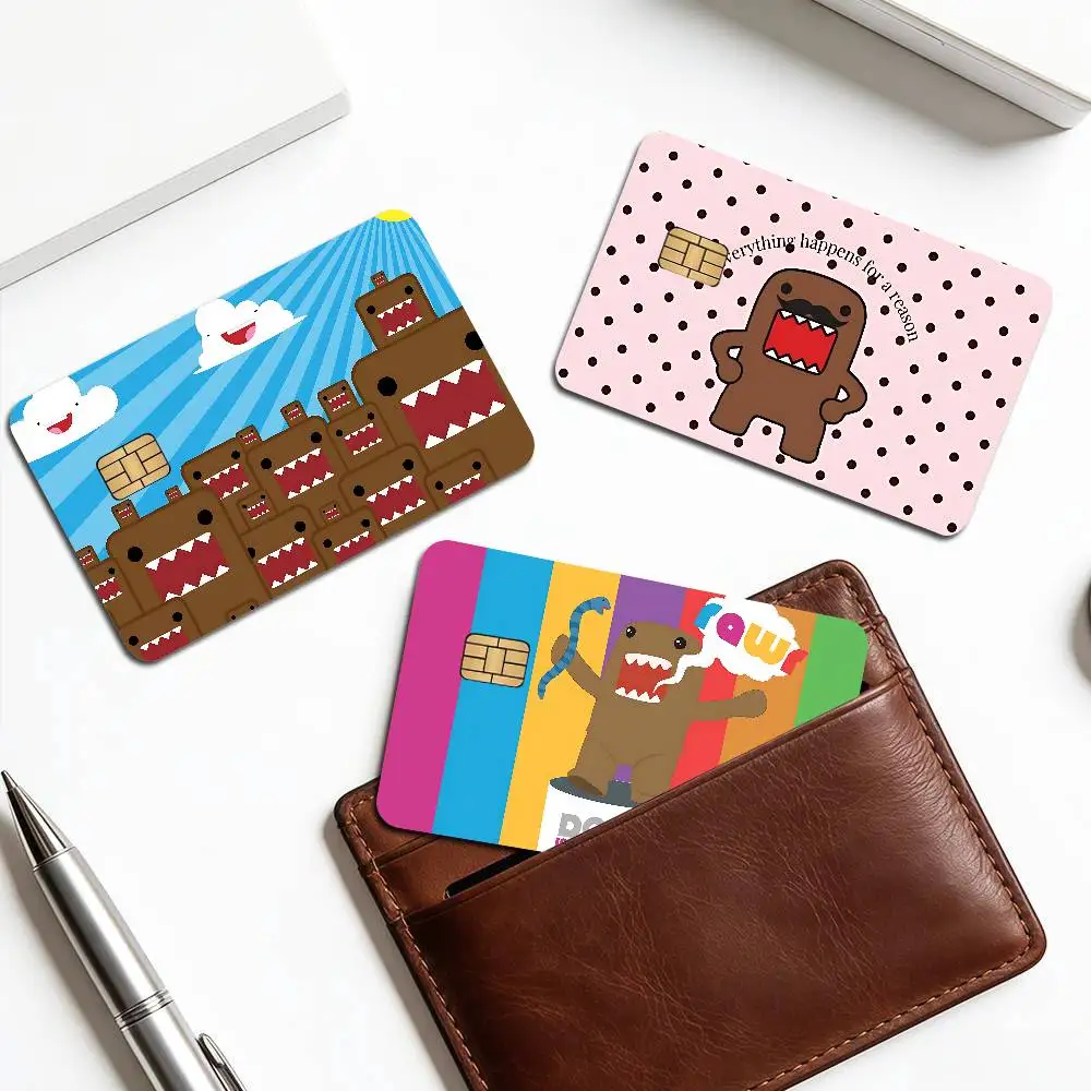 D-Domo Kun Anime Spend or Save Funny Shell On Off Ultra Thin No Fade Sticker Skin Cover Film for Debit Credit Card