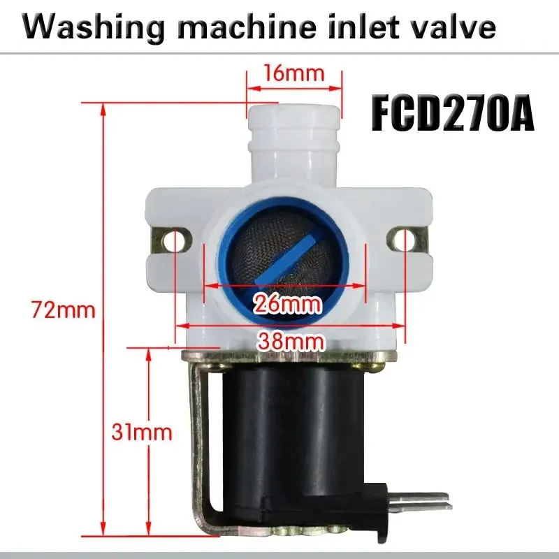 Suitable for /LG/ Various Brands of Automatic Washing Machine Inlet Valve Solenoid Valve FCD-270A Parts