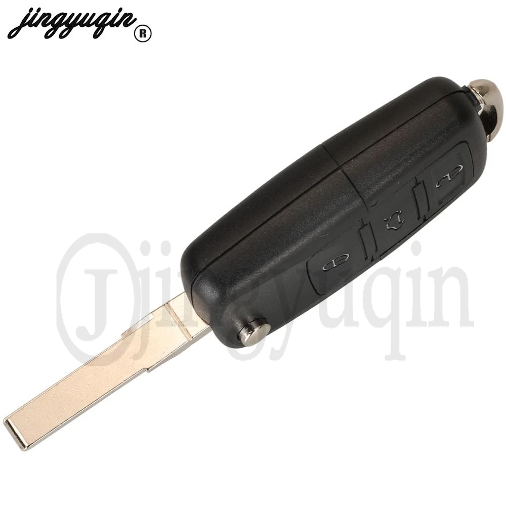 jingyuqin FCCID:1K0959753L 315 MHZ ID48 Chip zdalny klucz do VW/Volkswagen Bora Golf Sharan Passat Leon z 3 przyciskami HU66 Blade