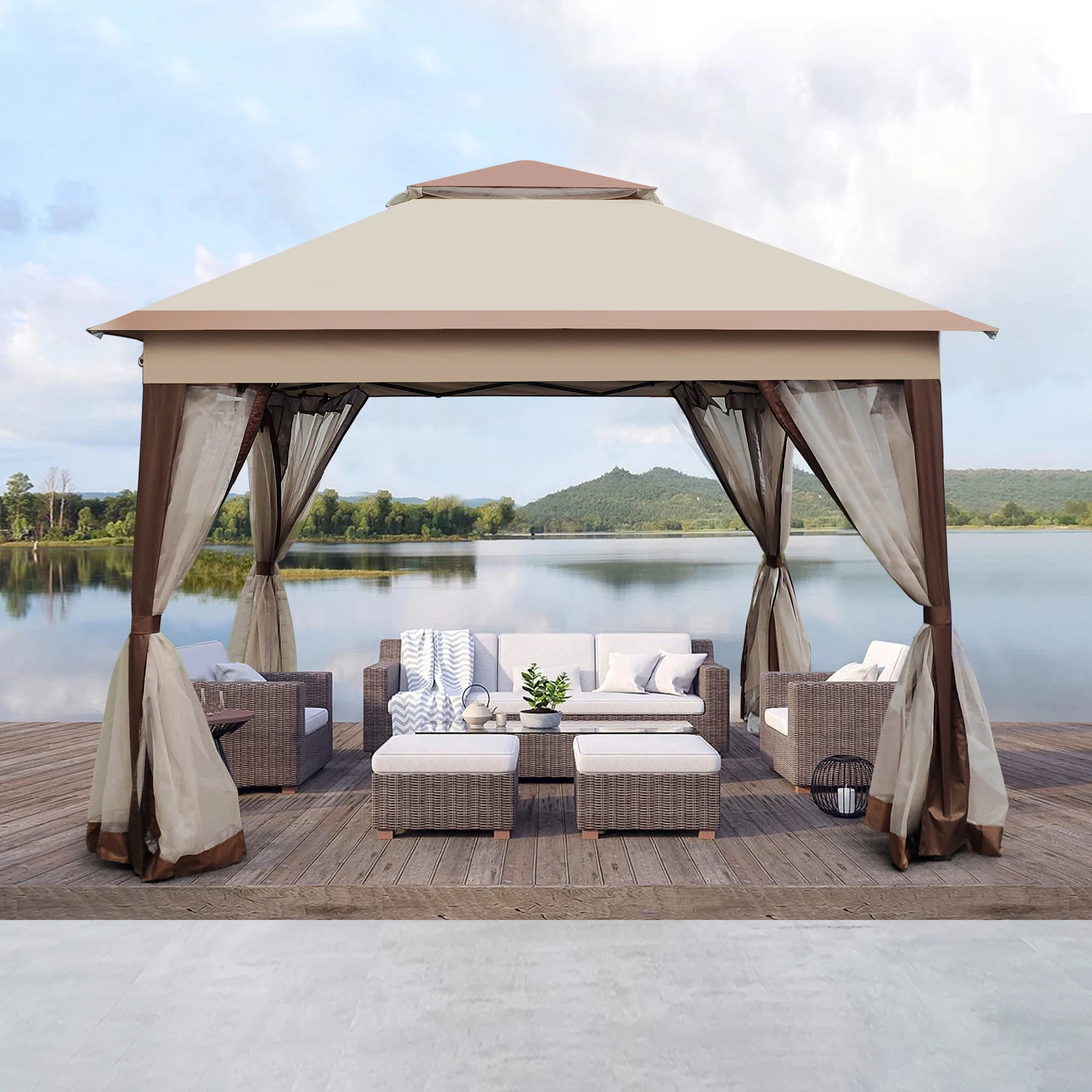 Outdoor Modern Pop Gazebo Can - Outdoor Furniture Gazebo review and price
