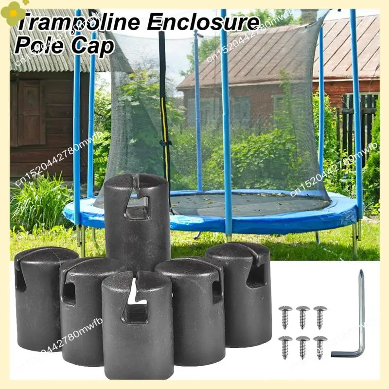 

LDHL Trampoline End Caps For Net Poles Trampoline Caps, Trampoline Housing Piston Cap Post Caps For Flat Steel Sheet Outer