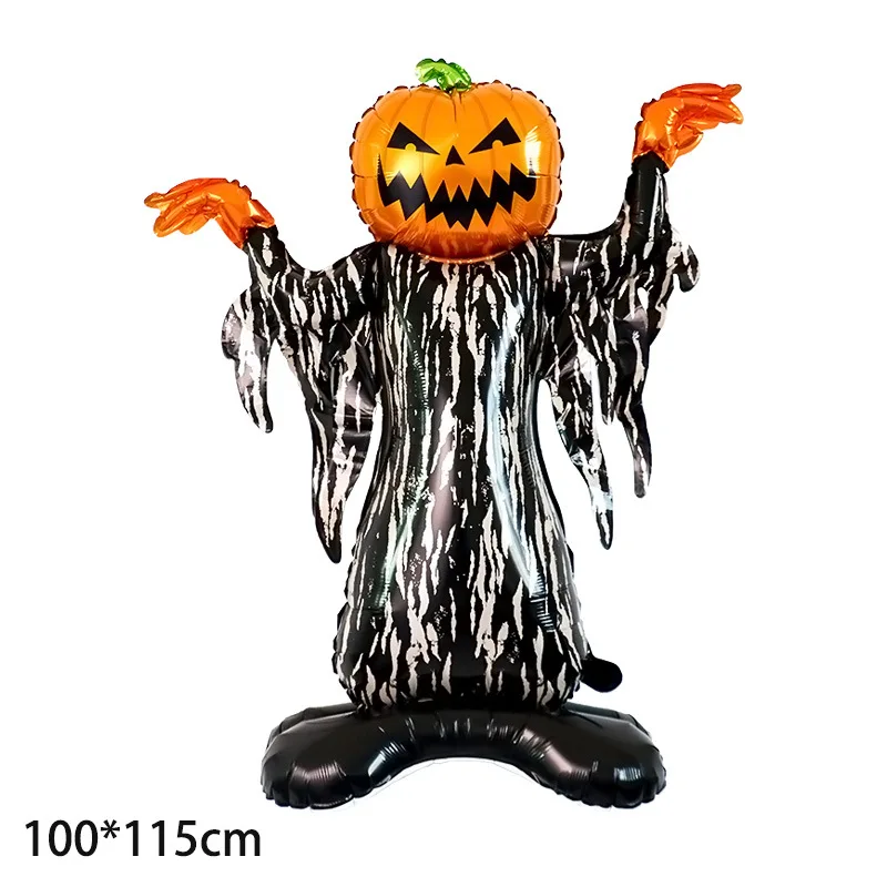 1 Satz riesiger stehender Halloween-Folien ballons, Geister kürbis ballons und Mumien ballons für Halloween-Party dekorationen zu Hause – Detail 5
