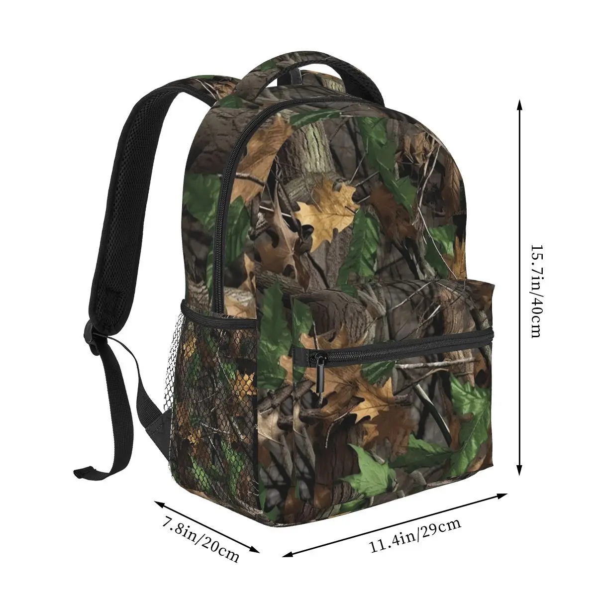 Real Tree Camouflage Backpack Student Boys Girls BookBag Children School Bag Computer Shoulder Bags for Men Women