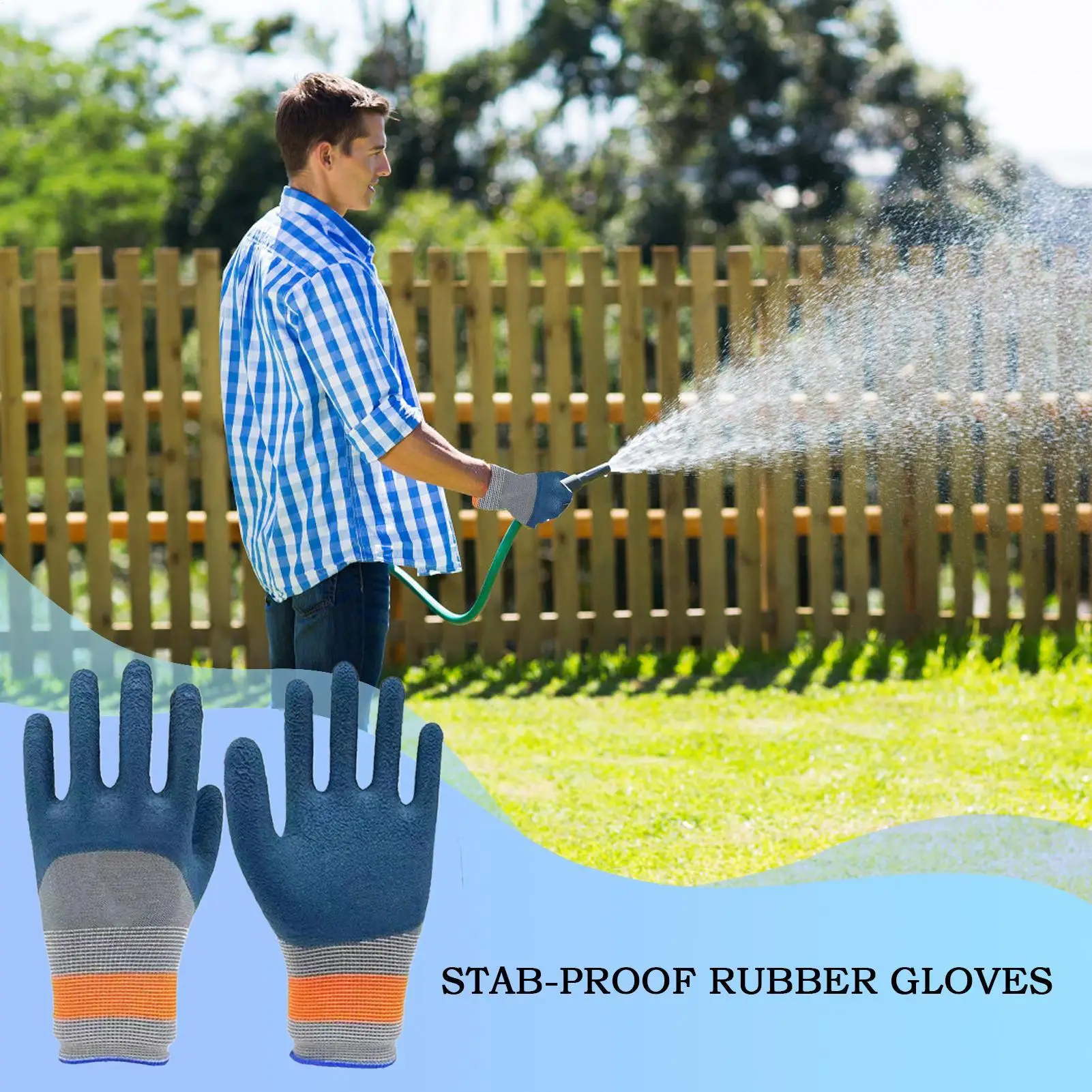 Waterproof Thorn Resistant Ladies Gardening Gloves, Heavy Duty Puncture Proof Hand Gloves, Indoor Outdoor Protective Gear