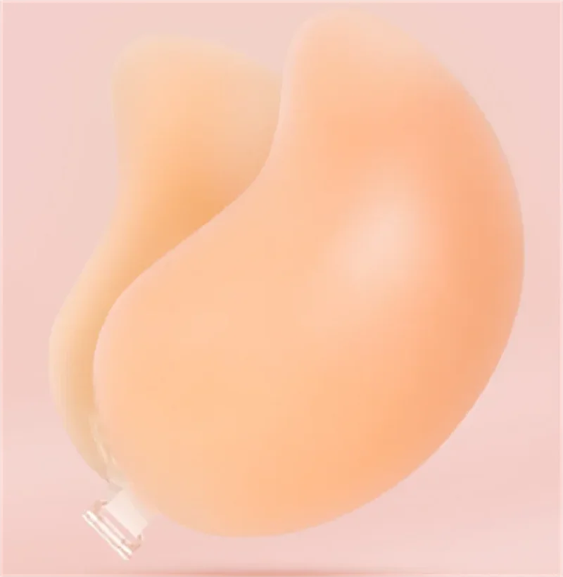 

Sexy Strapless Silicone Invisible Chest Patch For Women Summer Front Closure Push Up Self-adhesive Bra Female Underwear